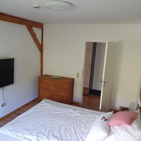 Kornhaus - Schoene Ferienwohnung Mit Pool, Kamin Und Terrasse Gottingen Bagian luar foto