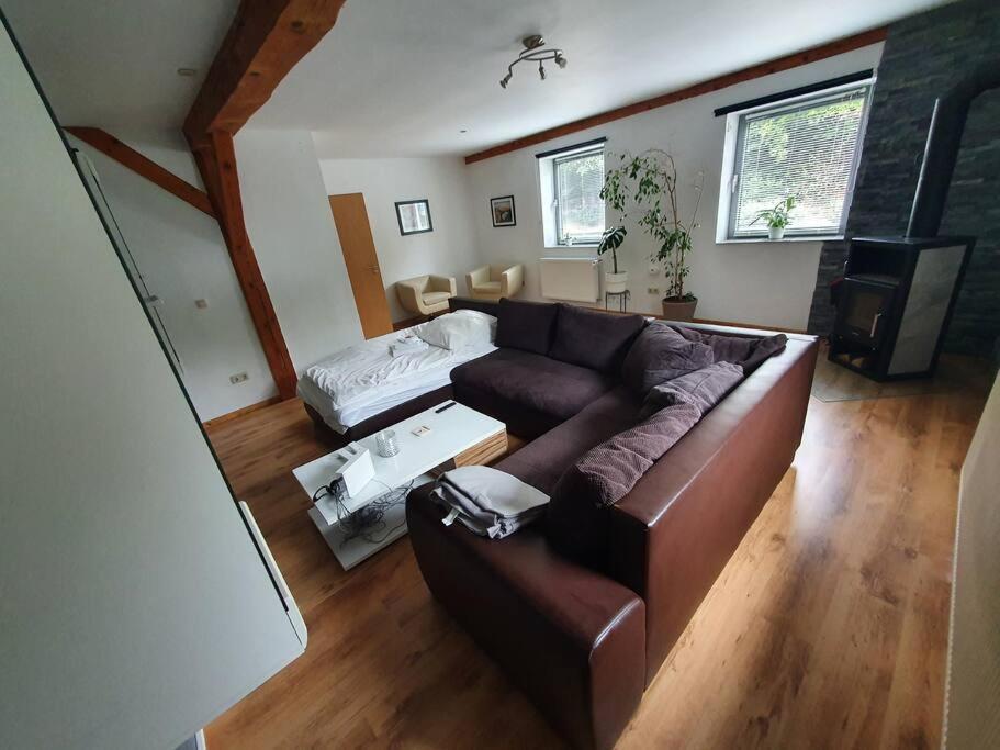Kornhaus - Schoene Ferienwohnung Mit Pool, Kamin Und Terrasse Gottingen Bagian luar foto